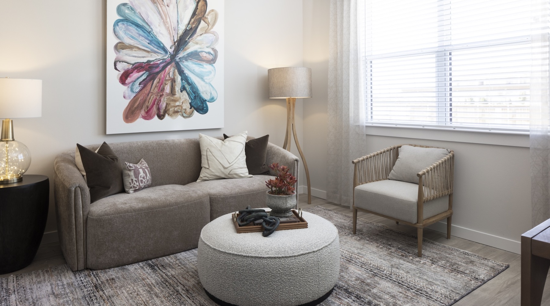 Welcome home to Prose Canopy in Cypress living room with a large window and open spaces